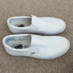 Men’s White Vans